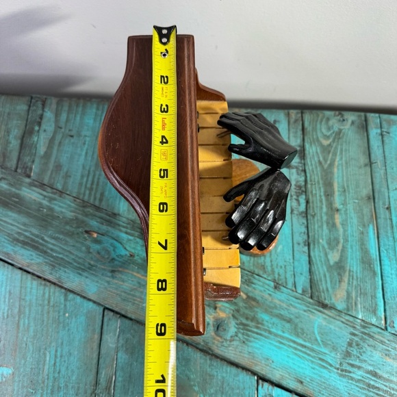 Handmade Wooden Piano with Hands, Jazz Piano, Playing Hands, Music Note - Picture 8 of 16